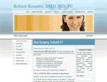 Tablet Screenshot of enfieldoralsurgery.com